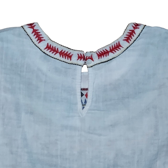 Scully Womens Embroidered Blouse - Picture 5 of 7